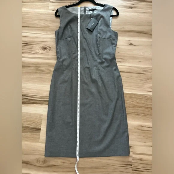 NWT Hugo Boss Size 8 Dinoma Wool Blend Boat Neck sleeveless Midi - Picture 12 of 12